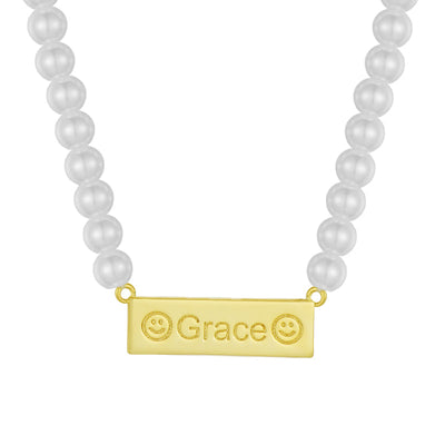 Custom/Personalized Pearl Necklace