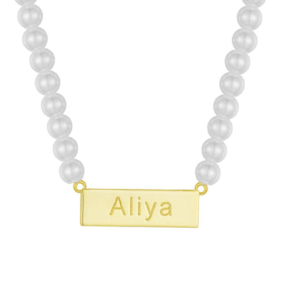 Custom/Personalized Pearl Necklace