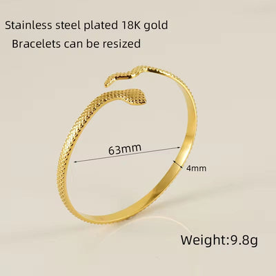 Custom Waterproof Jewelry Stainless Steel Cuban Chain 18K Gold Plated Bracelet for Women Ladies Bracelet Sets