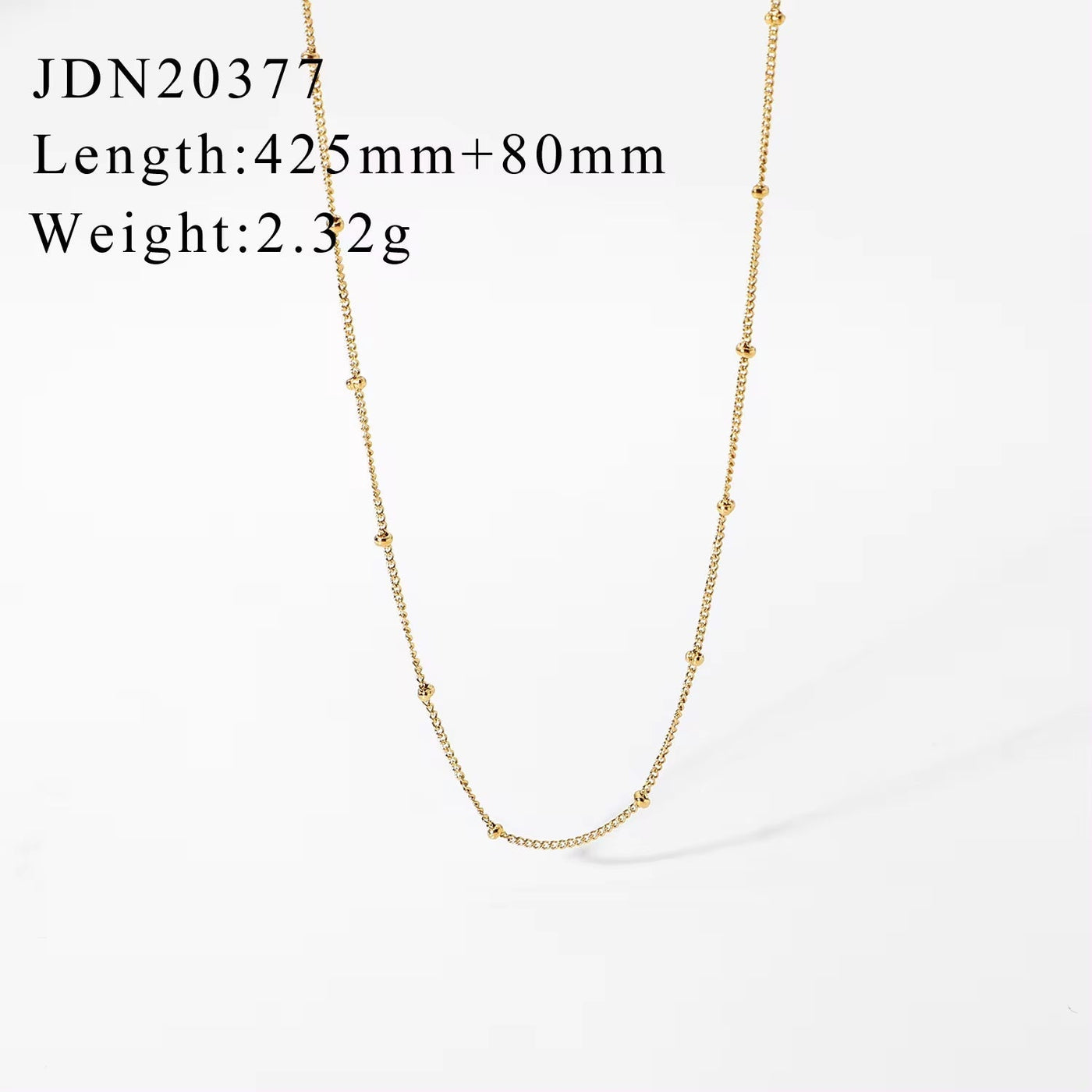 Simple Stainless Steel Basic Chain Necklace Stainless Steel Punk Snake Chain Cuban Chain Necklace