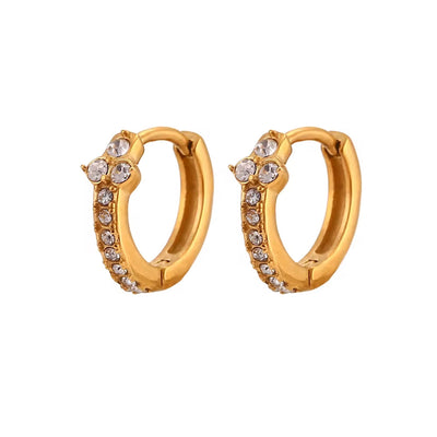 Trendy Earrings Gold Plated Jewelry Set Stainless Steel Fashion Jewelry Earrings Wholesale