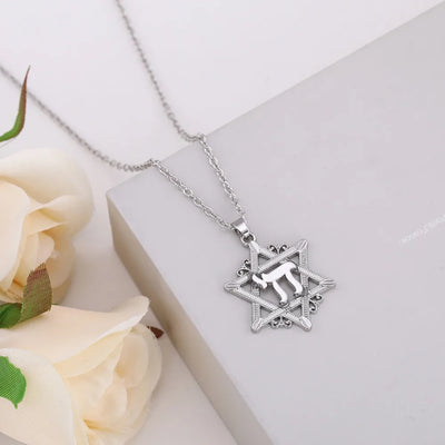 Israel Star of David Pendant Necklace