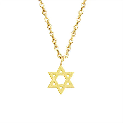 David Pendant Necklace  Emblem Talisman Seal of Solomon Sign