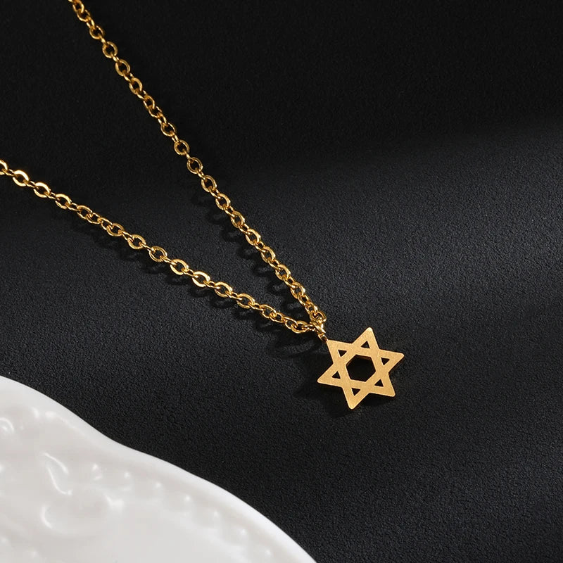 David Pendant Necklace  Emblem Talisman Seal of Solomon Sign