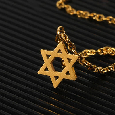 David Pendant Necklace  Emblem Talisman Seal of Solomon Sign