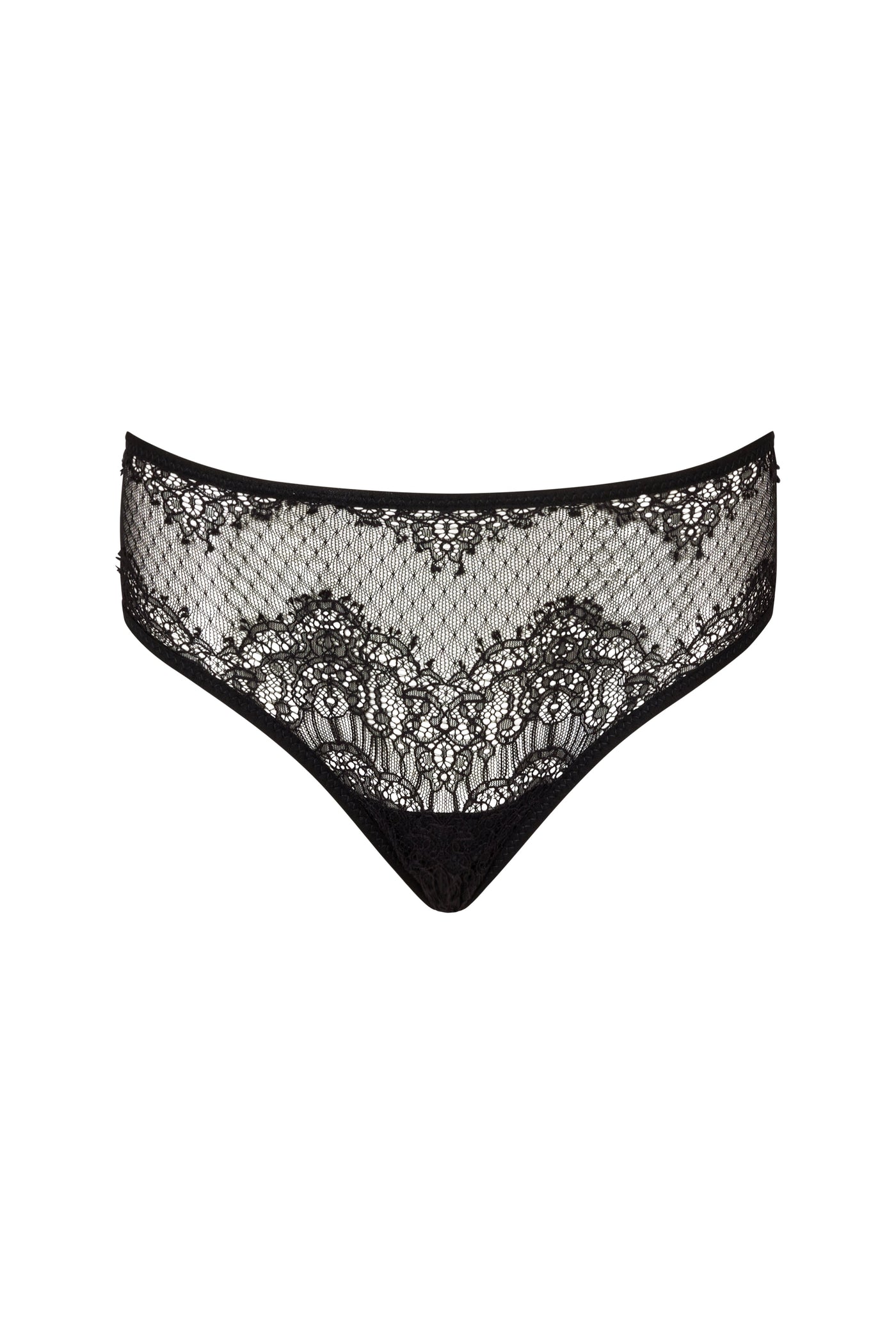 AMALFI Nero - Cheeky Panties