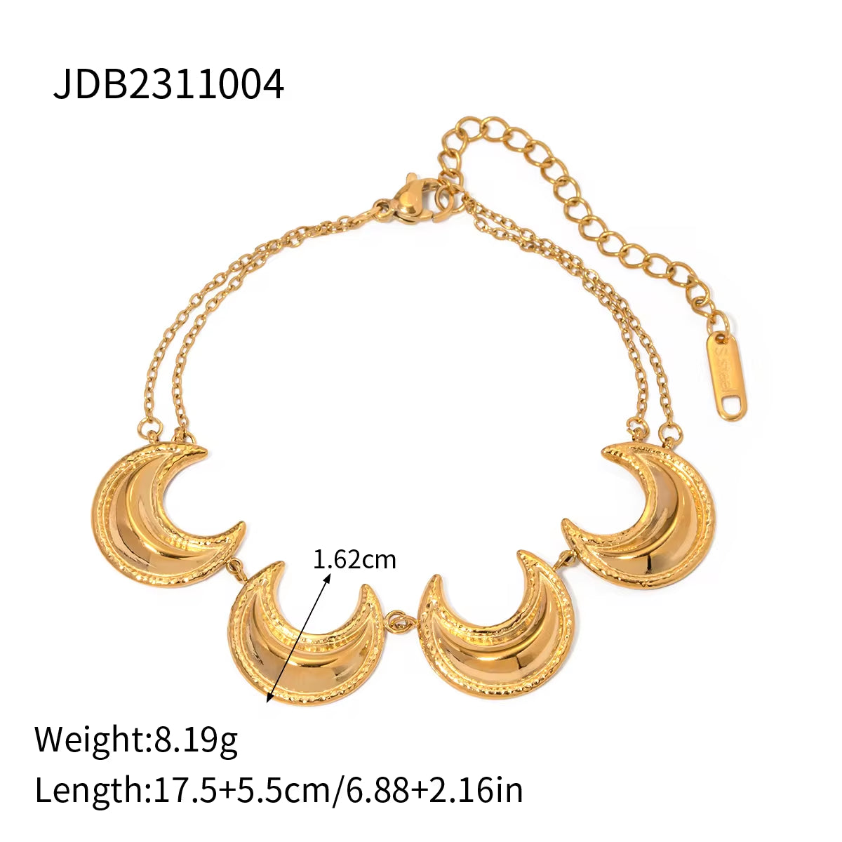 Designer Girls Bracelet Gold Plated 18K Stainless Steel Earrings Lucky Charm Bracelets Necklace