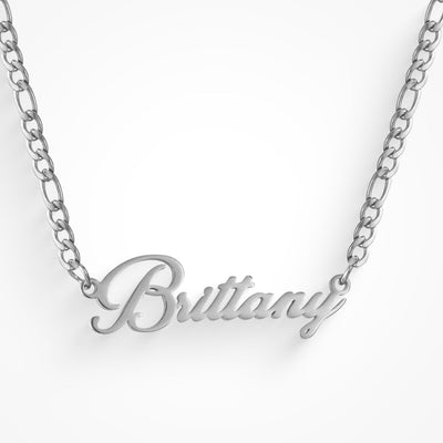 Custom/Personalized Nameplate Figaro Necklace